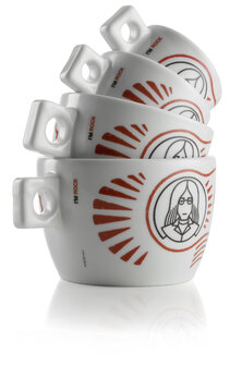 Moak Accessoires - ESSENTIAL kop en schotel Espresso 30ml.*