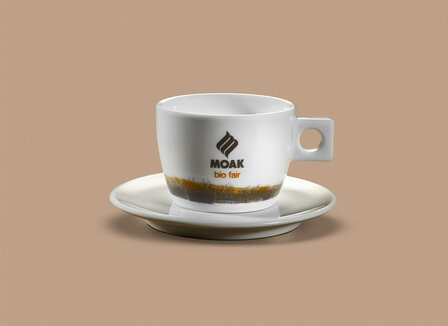 Moak Accessoires - BIO kop en schotel Cappuccino 140ml.