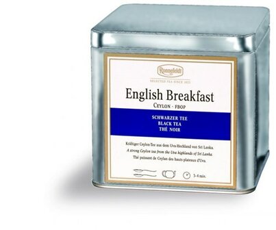 Ronnefeldt - Loose Tea - Blik voor losse thee 250gr. zilver