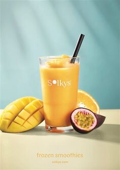 Poster Solkys Mango &amp; Passievrucht formaat A0 840x1189mm