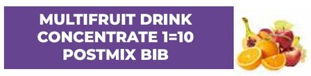 Purena - Bag-in-Box Multifruit drink concentrate 6kg. 1=10
