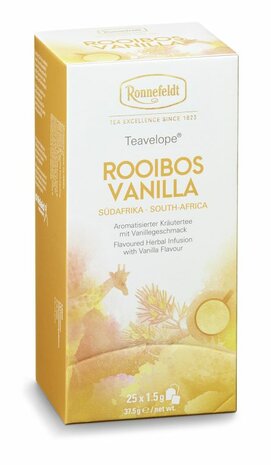 Ronnefeldt Teavelope - 10-Rooibos Vanilla 25x1,5gr.
