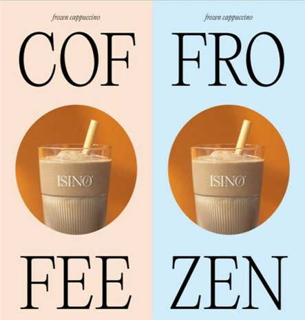 Menu ISINO Frozen Cappuccino 3 smaken NL